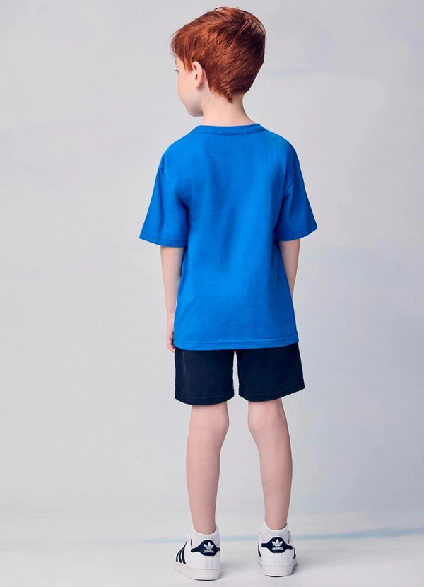 Youccie - Bermuda Infantil de Sarja e Moletom Preto 4