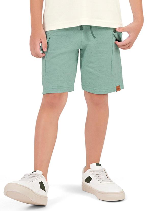 Colorittá - Bermuda Infantil  Eco Linho Colorittá Verde 1