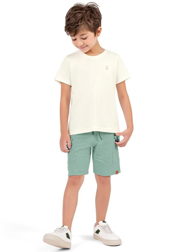 Colorittá - Bermuda Infantil  Eco Linho Colorittá Verde 2