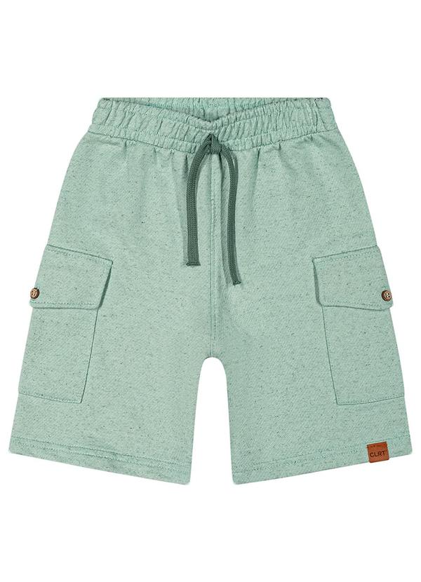 Colorittá - Bermuda Infantil  Eco Linho Colorittá Verde 3