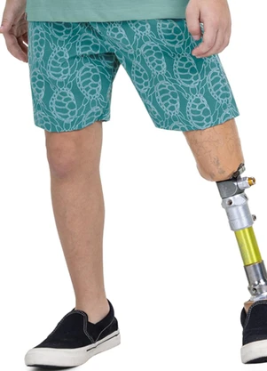 Trick Nick - Bermuda Infantil em Microfibra Azul - TRICK NICK