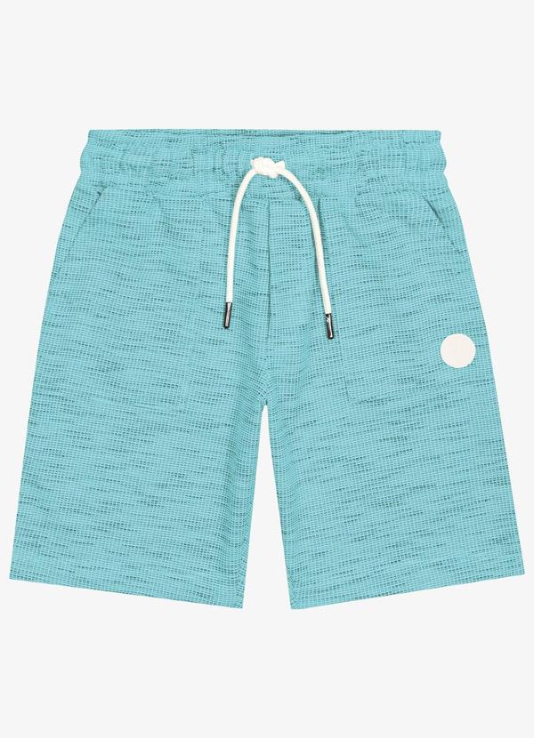Trick Nick - Bermuda Infantil em Moletinho Azul