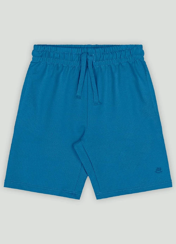 Up Baby - Bermuda Infantil em Moletom sem Felpa Up Baby Azul