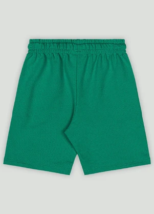 Bermuda Infantil em Moletom Up Baby Verde - UP BABY