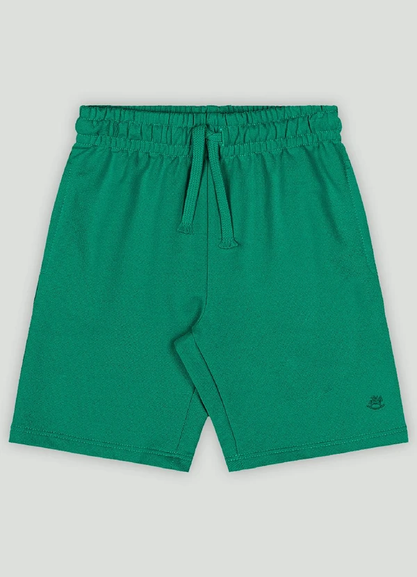 Up Baby - Bermuda Infantil em Moletom Up Baby Verde
