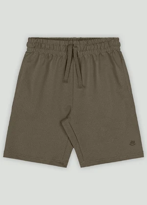 Bermuda Infantil em Moletom Up Baby Verde - UP BABY