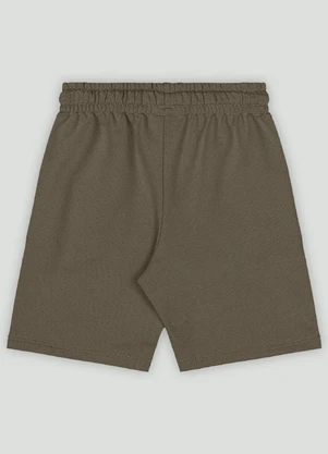 Bermuda Infantil em Moletom Up Baby Verde - UP BABY