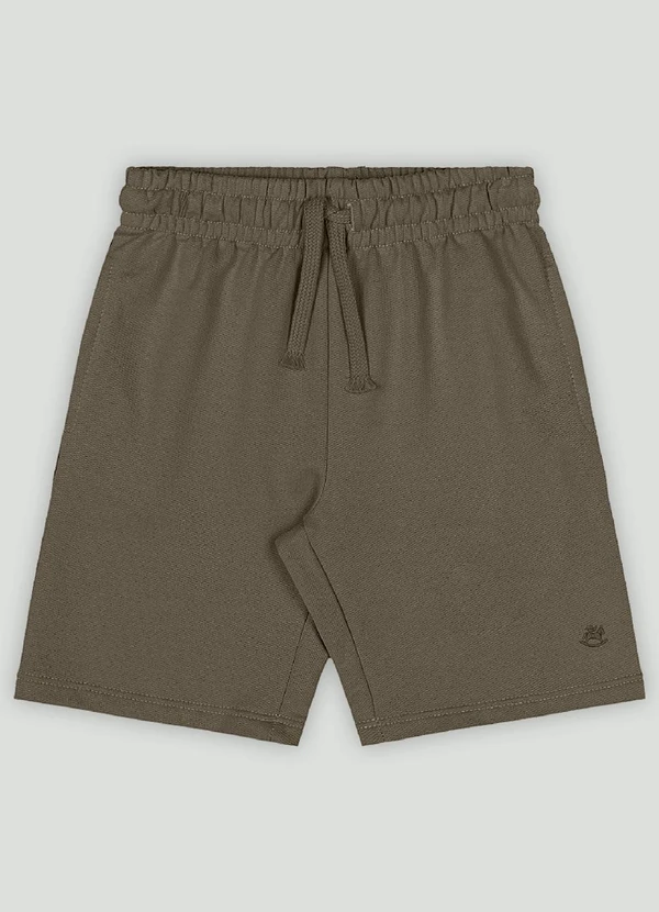 Up Baby - Bermuda Infantil em Moletom Up Baby Verde