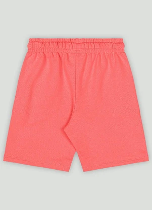 Bermuda Infantil em Moletom Up Baby Vermelho - UP BABY