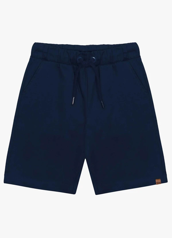 Trick Nick - Bermuda Infantil em Sarja Azul 6