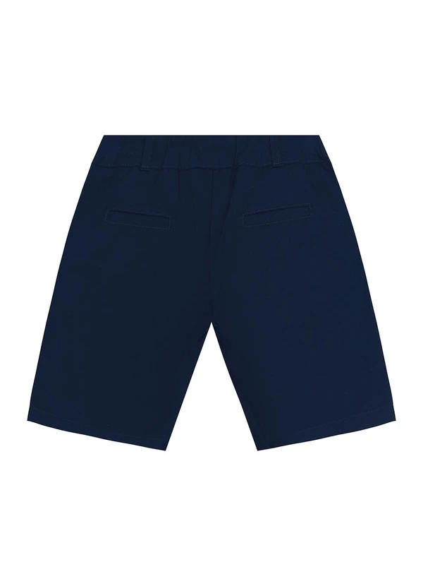 Trick Nick - Bermuda Infantil em Sarja Cotton Azul 2