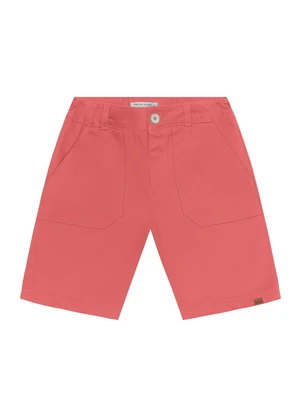 Trick Nick - Bermuda Infantil em Sarja Cotton Laranja - TRICK NICK