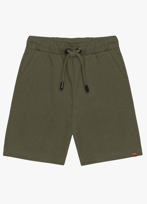 Trick Nick - Bermuda Infantil em Sarja Verde