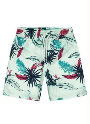 Rovi Kids - Bermuda Infantil Folhagem Verde - ROVI KIDS