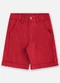 Up Baby - Bermuda Infantil Linho Vermelho - variação: Vermelho