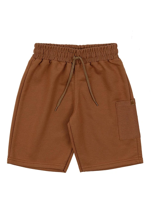 Soft Bonni - Bermuda Infantil Marrom