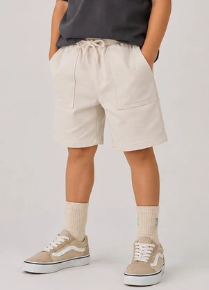 Trick Nick - Bermuda Infantil Masculina Bege - TRICK NICK