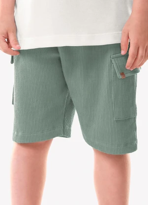 Trick Nick - Bermuda Infantil Masculina Gorgurinho Verde - TRICK NICK