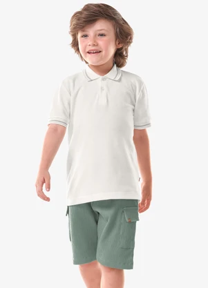 Trick Nick - Bermuda Infantil Masculina Gorgurinho Verde - TRICK NICK