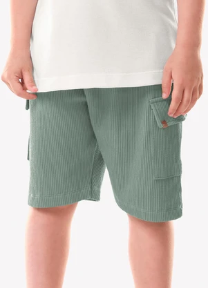 Trick Nick - Bermuda Infantil Masculina Gorgurinho Verde - TRICK NICK
