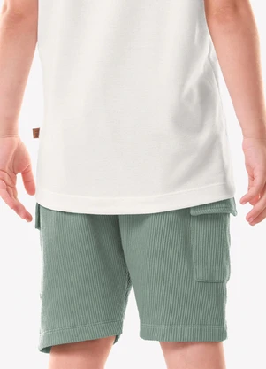 Trick Nick - Bermuda Infantil Masculina Gorgurinho Verde - TRICK NICK