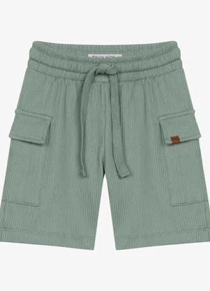 Trick Nick - Bermuda Infantil Masculina Gorgurinho Verde - TRICK NICK