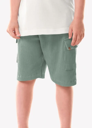 Trick Nick - Bermuda Infantil Masculina Gorgurinho Verde - TRICK NICK