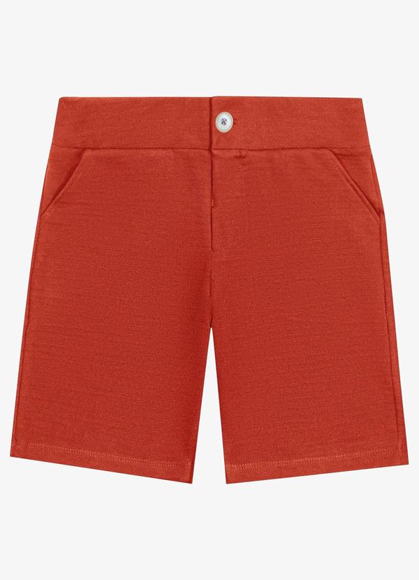 Trick Nick - Bermuda Infantil Menino Laranja