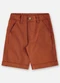 Up Baby - Bermuda Infantil Linho Vermelho - variação: Marrom