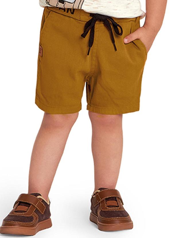 Marisol - Bermuda Infantil Menino Marrom