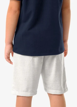 Trick Nick - Bermuda Infantil Masculina Moletinho Bege - TRICK NICK