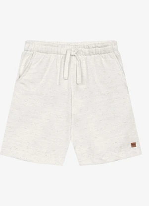 Trick Nick - Bermuda Infantil Masculina Moletinho Bege - TRICK NICK