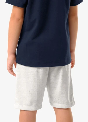 Trick Nick - Bermuda Infantil Masculina Moletinho Bege - TRICK NICK