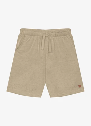 Trick Nick - Bermuda Infantil Masculina Moletinho Marrom - TRICK NICK