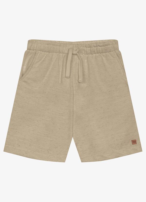 Trick Nick - Bermuda Infantil Masculina Moletinho Marrom