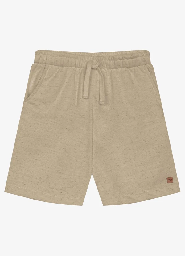 Trick Nick - Bermuda Infantil Masculina Moletinho Marrom