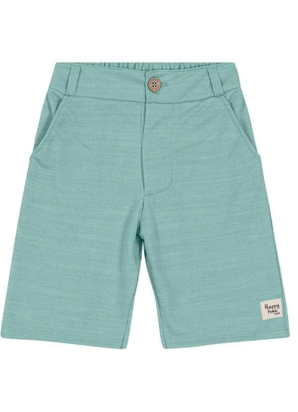 Trick Nick - Bermuda Infantil Masculina Moletinho Verde