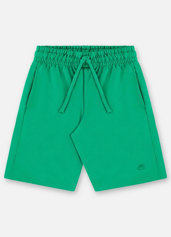 Up Baby - Bermuda Infantil Masculina Moletom Verde 3