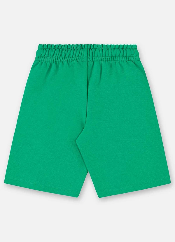 Up Baby - Bermuda Infantil Masculina Moletom Verde 4