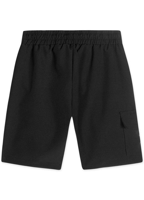 Marisol - Bermuda Infantil Masculina Preto 2