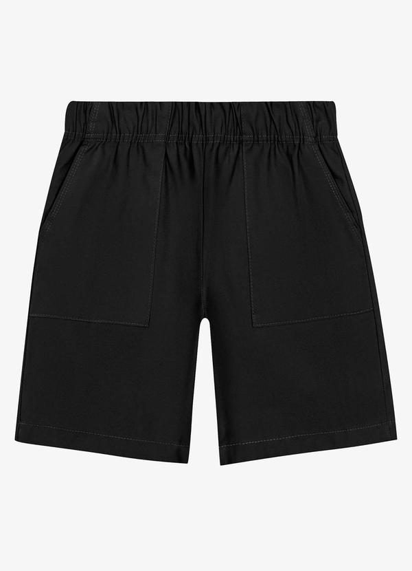 Trick Nick - Bermuda Infantil Masculina Preto