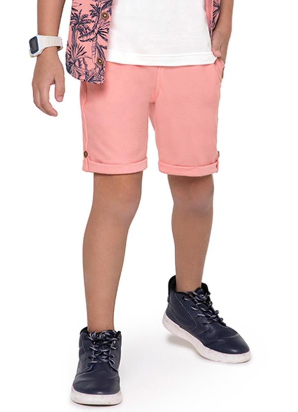 Marisol - Bermuda Infantil Masculina Rosa