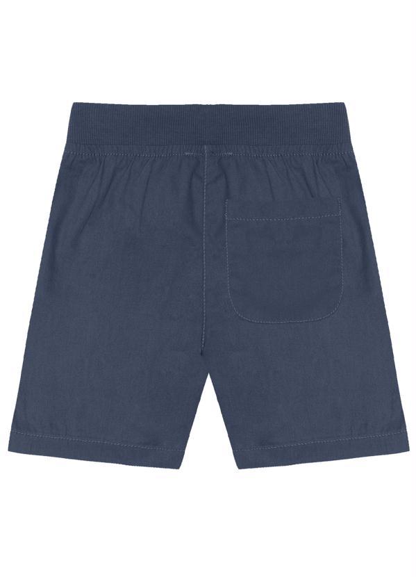 Trick Nick - Bermuda Infantil Menino Sarja Azul 2