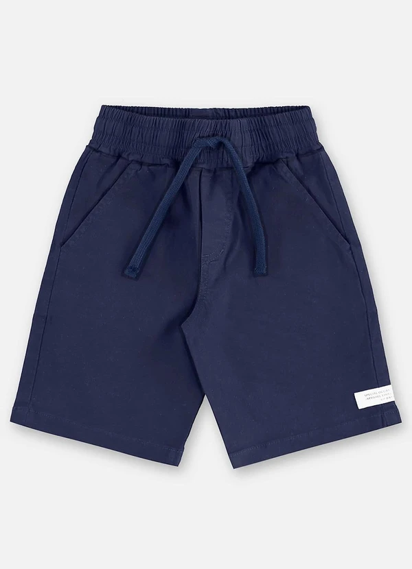 Up Baby - Bermuda Infantil Masculina Sarja Azul 3