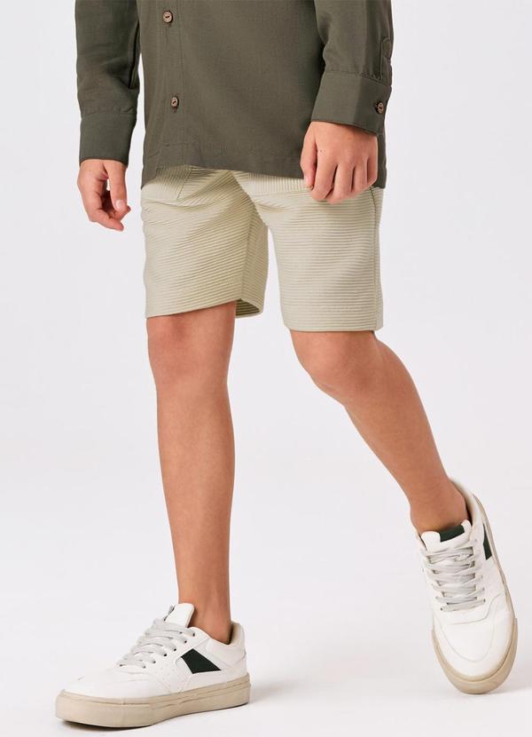 Trick Nick - Bermuda Infantil Masculino Gorgurinho Bege 1