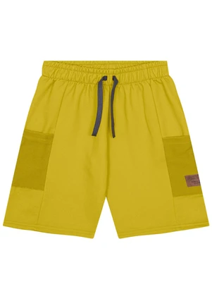 Kyly - Bermuda Infantil Menino Básica Amarelo - KYLY