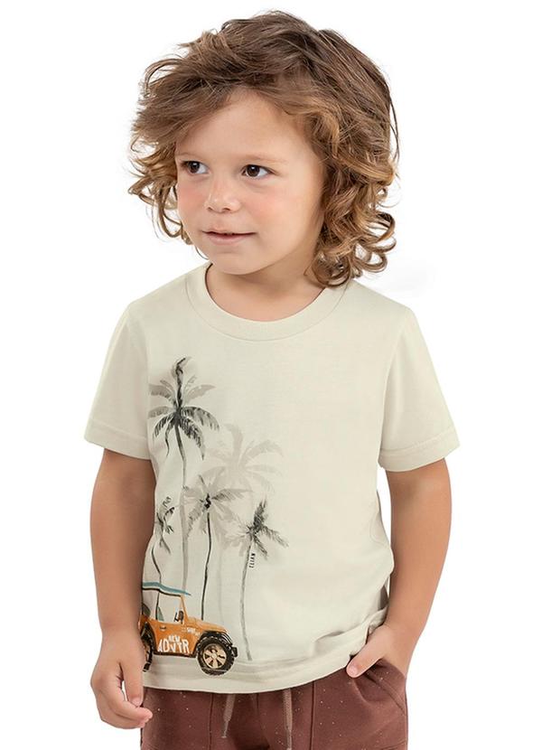 Elian - Bermuda Infantil Menino Básica Elian Marrom