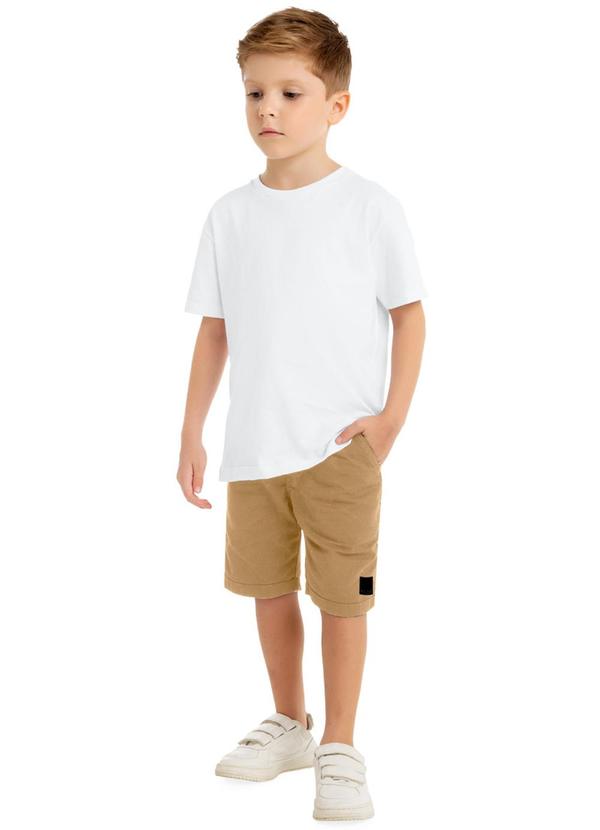 Milon - Bermuda Infantil Menino Básica Marrom 2