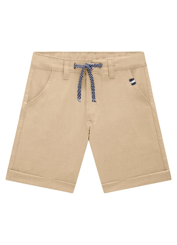 Milon - Bermuda Infantil Menino Básica Marrom 1
