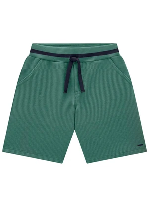 Milon - Bermuda Infantil Menino Básica Verde - MILON